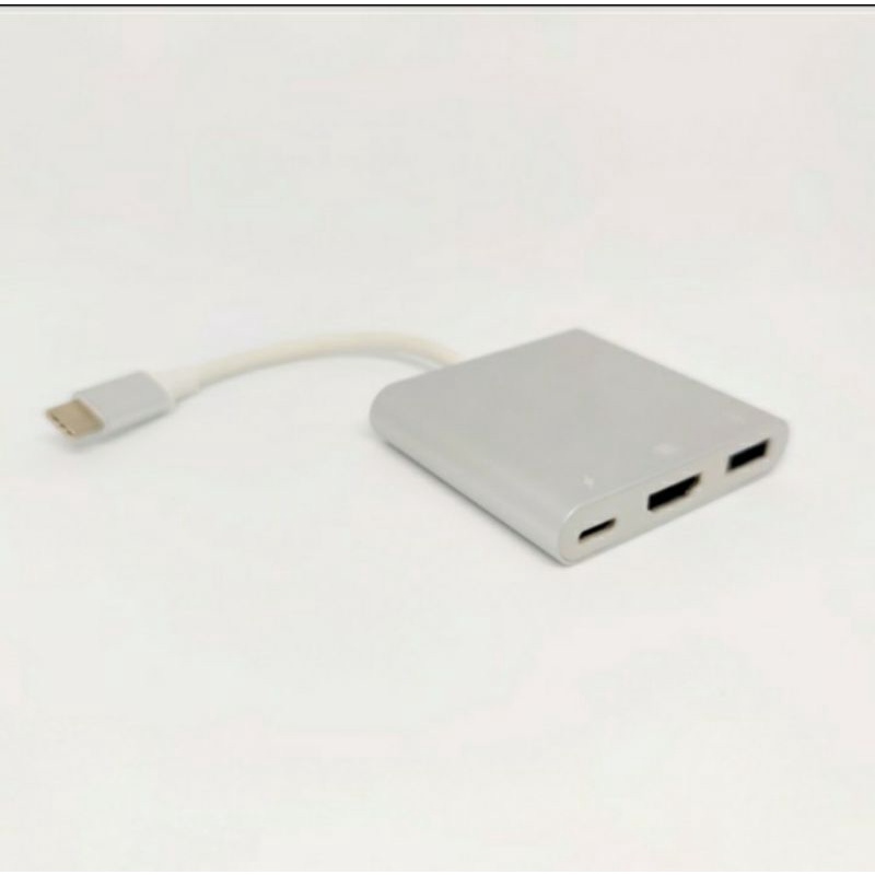 CONVERTER USB 3.1 TYPE C TO HDMI + USB 3.0 FEMALE + TYPE C FEMALE 3 IN 1