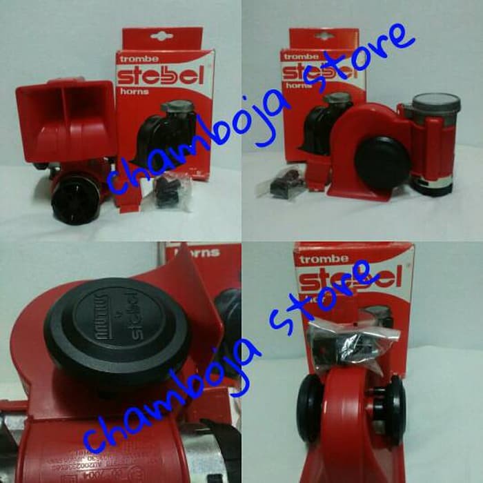 Terbaru Klakson Mobil Stebel Nautilus Merah