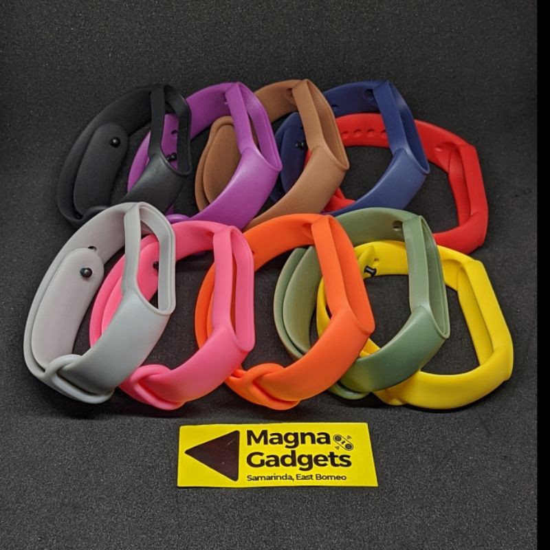 Strap Silikon Xiaomi Mi Band 6 5 4 3 Gelang Jam Tangan Mi Band 3 4 5 6 Multicolor