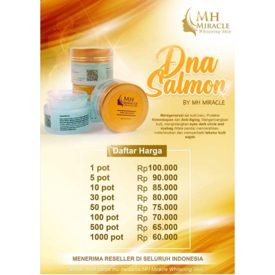 DNA Salmon MH Miracle Whitening Skin