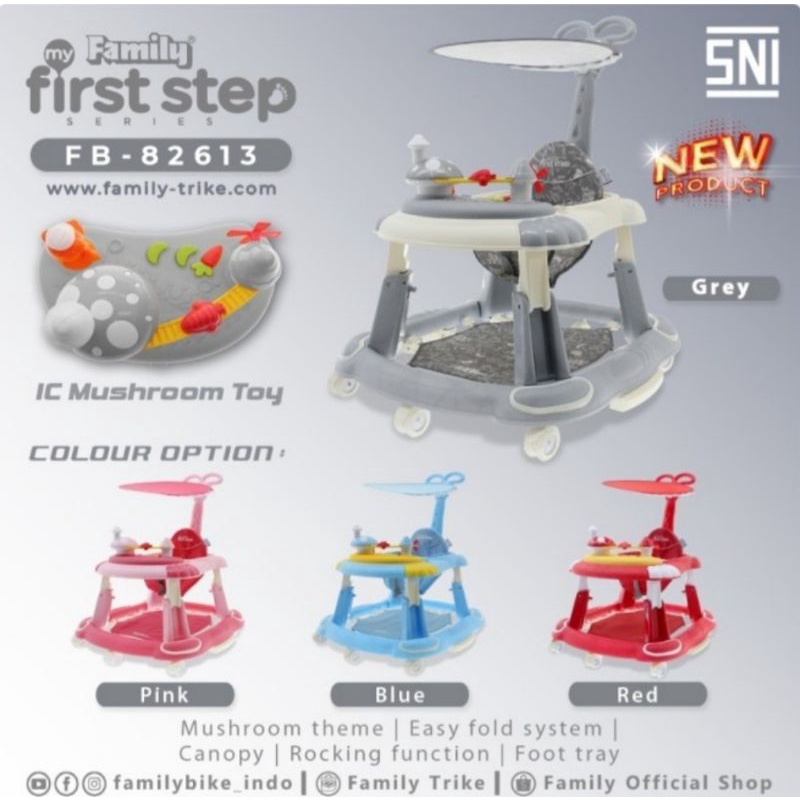 BABY WALKER FAMILY MUSIK MUSHROOM