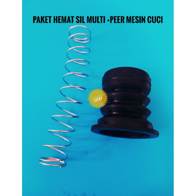 PAKET LENGKAP KARET SIL/SEAL PEMBUANGAN MESIN CUCI +TIANG+PEER KHUSUS SHARP