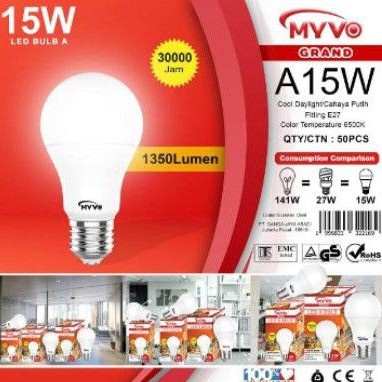 Lampu Led Myvo Grand A Bulb 12 watt / 15 Watt / 18 Watt / 21 watt