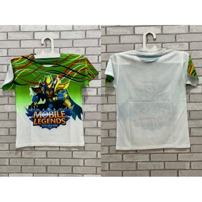 KAOS ANAK GAMING ML EVOS RRQ / BAJU GAME MURAH