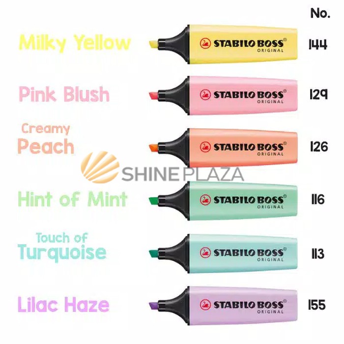 

[Promo] Stabilo Boss Highlighter Pastel Color Lilac Haze terakhir