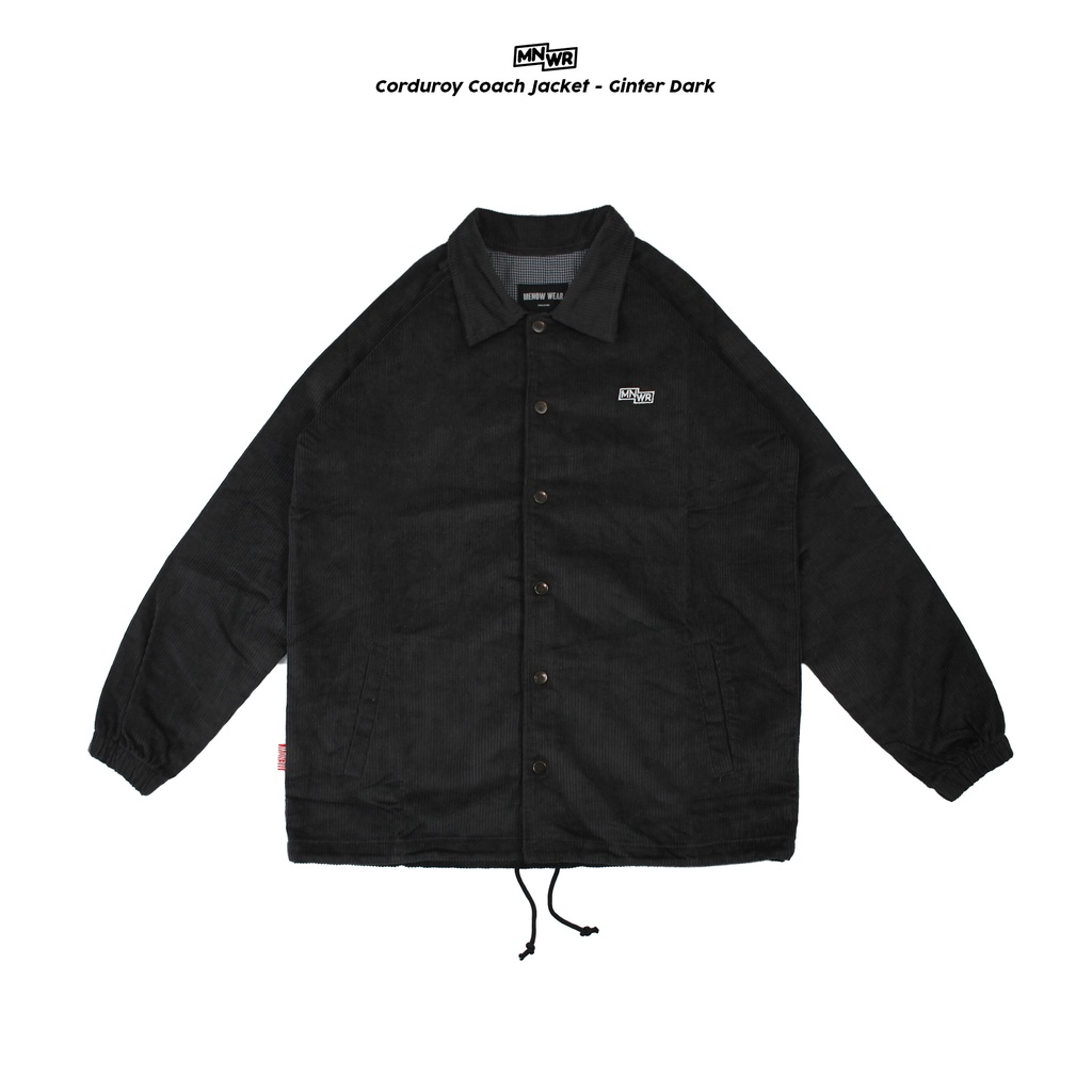 MNWR CORDUROY COACH JACKET / UNISEX JAKET CORDUROY