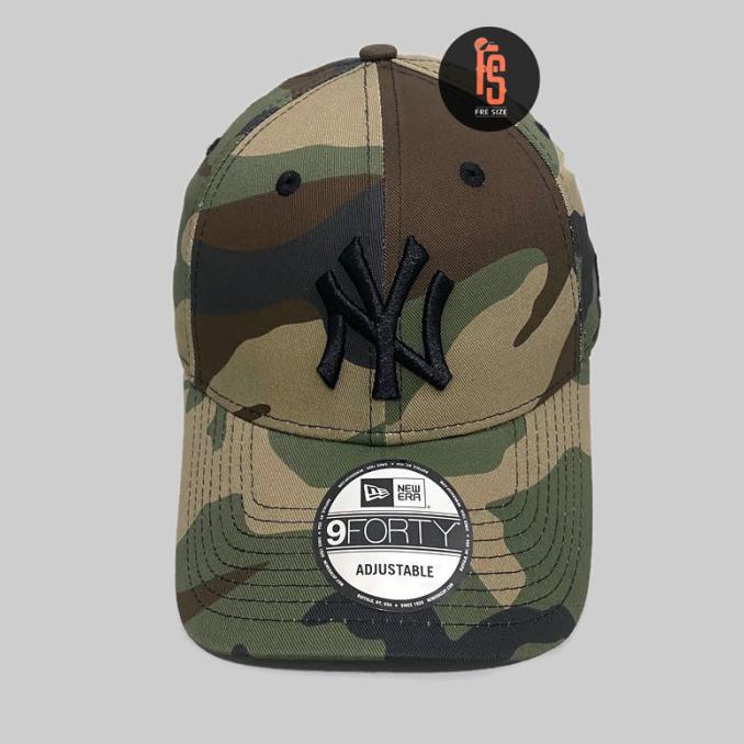 TOPI NEW ERA CAP NEW YORK YANKEES ORIGINAL BLACK CAMO