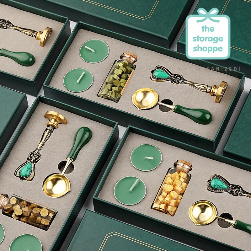 

The Storage Shoppe - Seal Wax Stamp / Segel Lilin / Stempel Lilin Set / Kado Lucu
