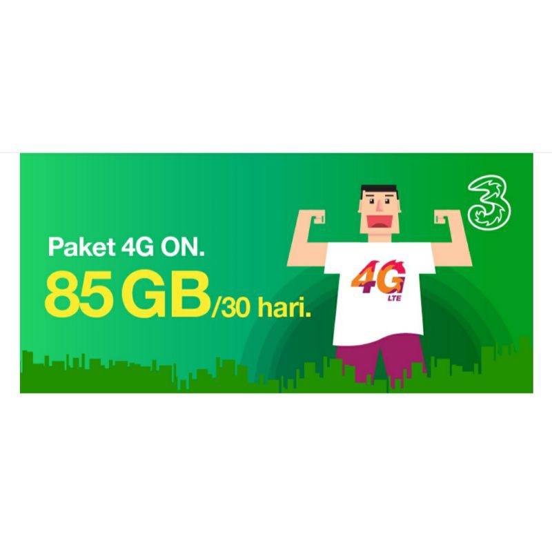 Tri Three 32Gb 38Gb 85Gb +Unlimited YouTube