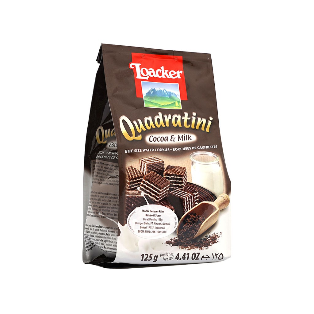 

Loacker Wafer Quadratini 125 gr / 250gr ready