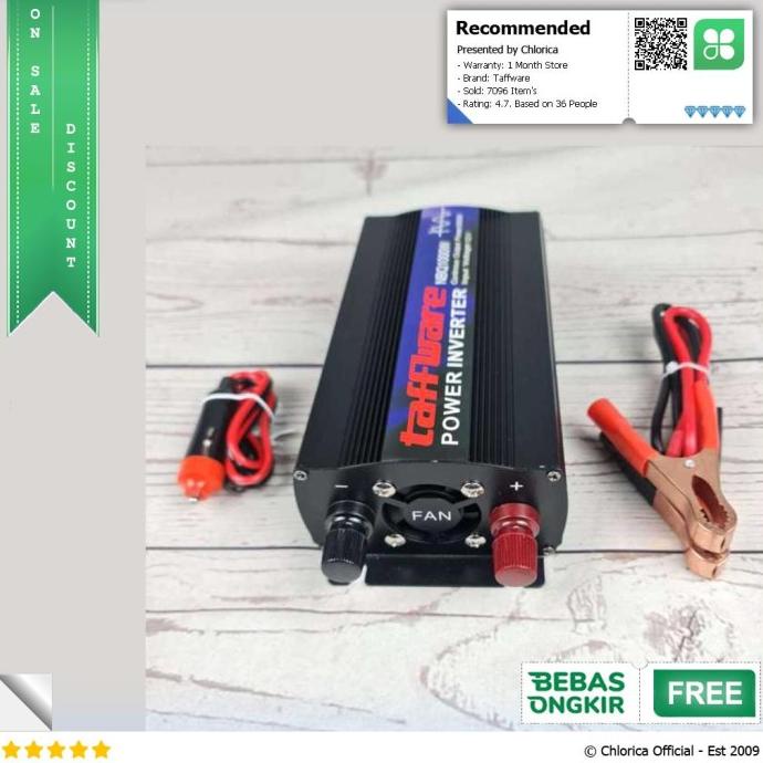 Taffware Car Power Inverter DC 12V to AC220V 1000W - NBQ1000W