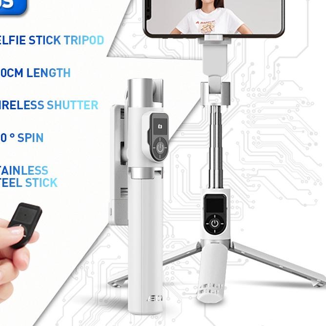 ™fae⋆ zdw-259 (NEW) ECLE P70S Selfie Stick Tongsis HP Tripod Free Expansion 100cm Bluetooth 5.0 4in1 $$