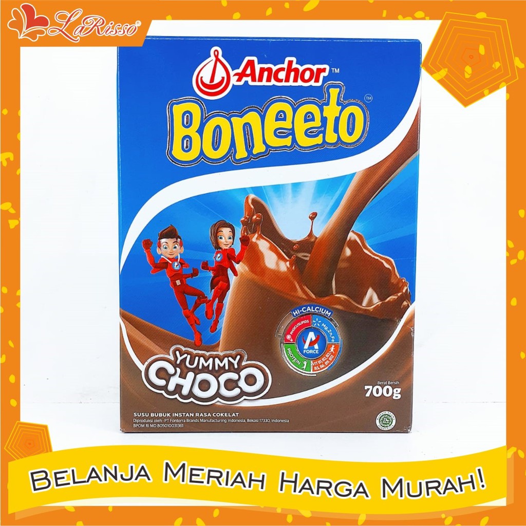 

BONEETO 685GR YUMMY CHOCO ANCHOR SUSU BUBUK