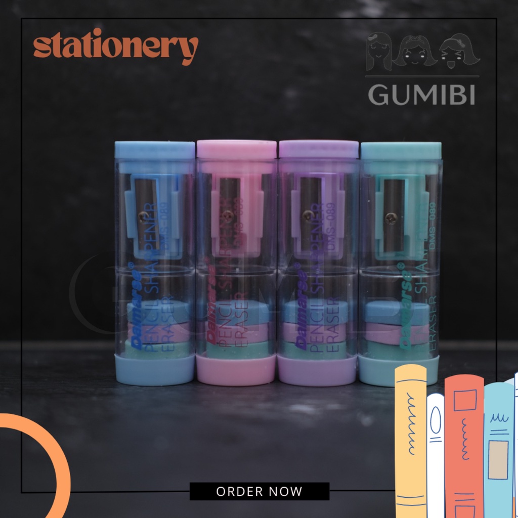 

rautan pill penghapus tablet penghapus 2 in 1 serutan pensil lucu murah bisa cod