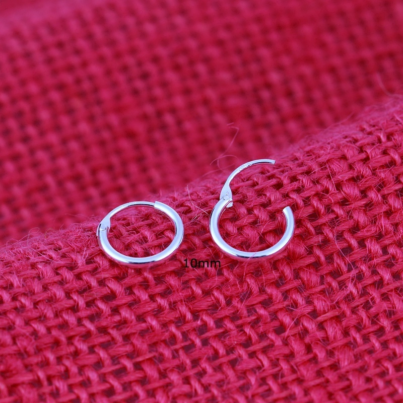 1pairs Hoop Sterling Silver Earrings Tragus Helix Piercing