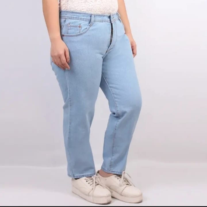 HIGH WAIST JEANS BOYFRIEND WANITA SUPER JUMBO