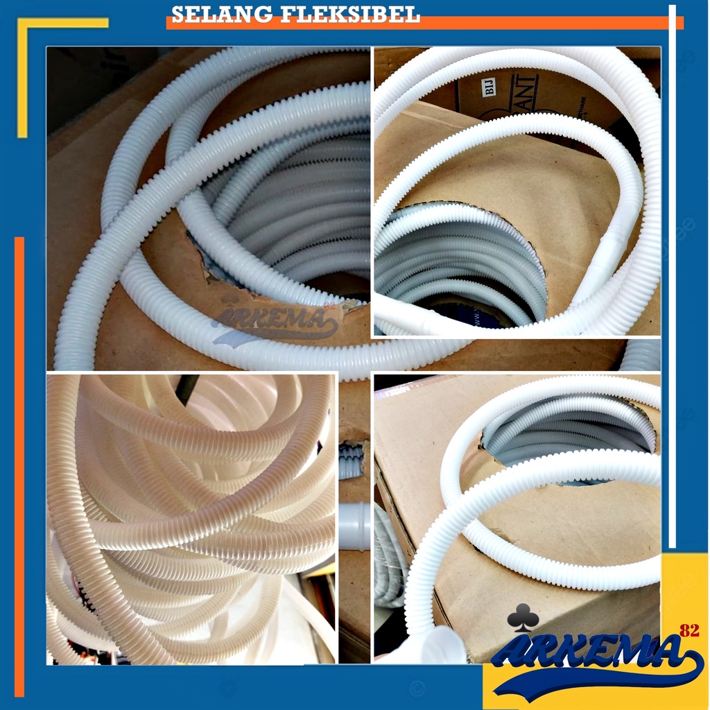 FLEXIBLE DRAIN PER METER | SELANG PEMBUANGAN AC | SELANG DRAIN / SELANG AIR MESIN CUCI | SELANG AIR