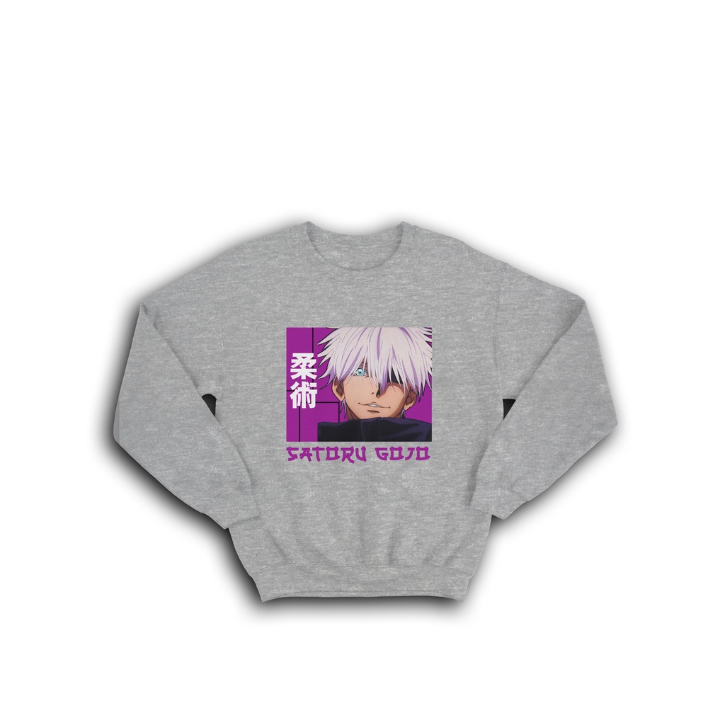 SWEATER CREWNECK ANIME SERIES MANGA JEPANG  GOJO SATORU JUJUTSU  KAISEN INUMAKI