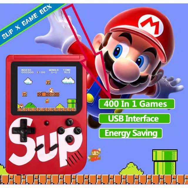 Promo Special     Gameboy terbaru retro portable mini 400 in 1 baru game super mario