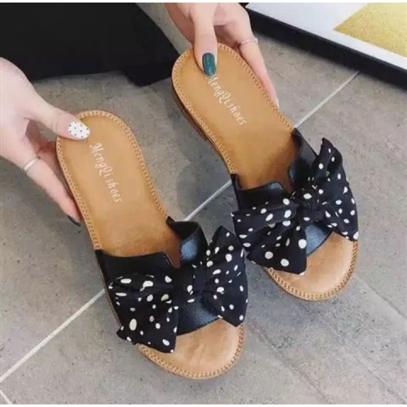 Ramadan Sale Sandal Kokop Teplek Pita Polkadot AG06