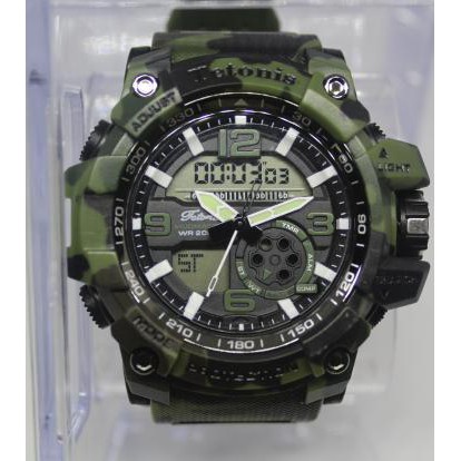 promo | diskon | sale Army Jam Tangan Sport Pria Tetonis - Perak terbaik | terlaris