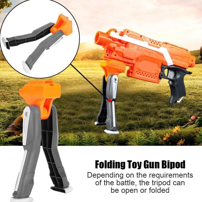 Nerf Gun Bipod kaki penyangga pistol mainan Termurah