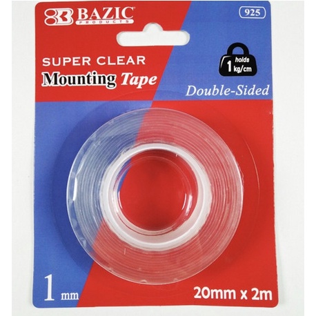 

Double Tape Bening Transparan 2 MM x 2 Meter
