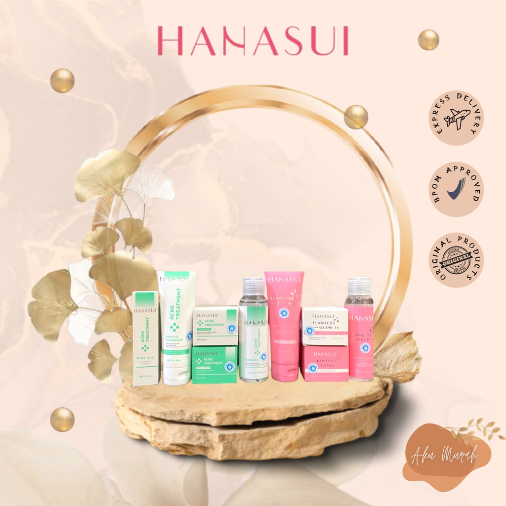 ✨ AKU MURAH ✨HANASUI  Series /Flawless Glow/Treatment Acne