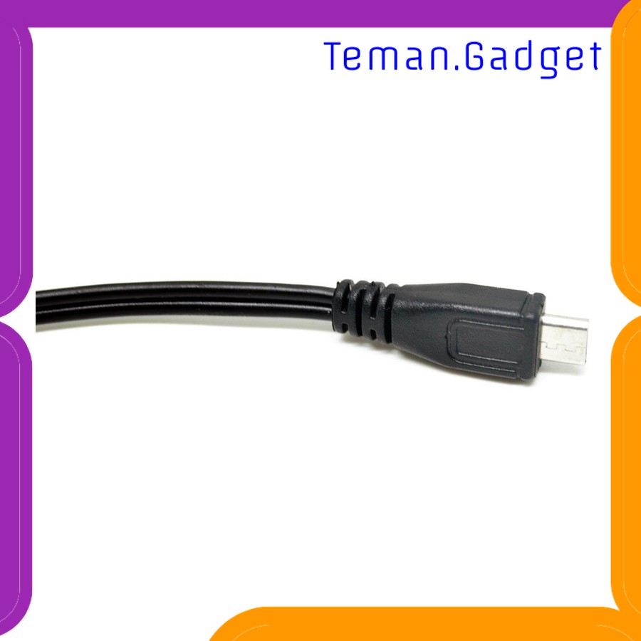 TG-AI135 KABEL SPLITTER MICRO USB KE AUX 3.5MM + USB MALE