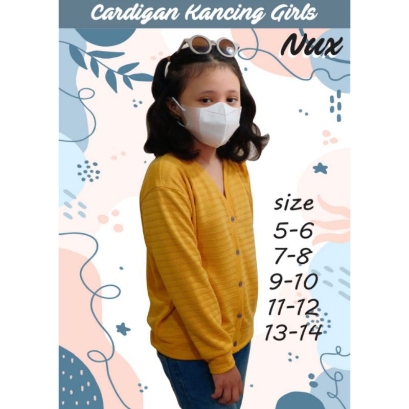 Cardigan Anak Tanggung Cardigan Anak Wanita Tanggung Nux