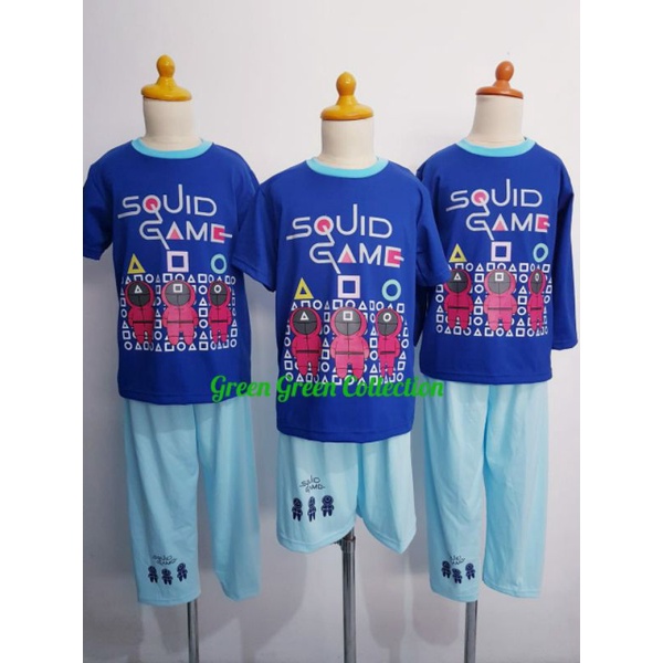 Piyama anak S.game biru