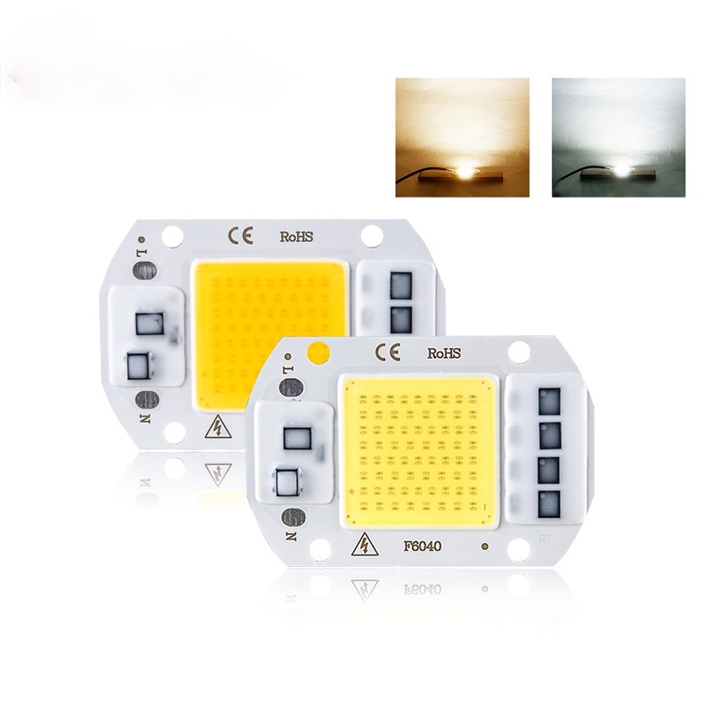 Chip Lampu Sorot Led Cob 110 / 220v 20 / 30 / 50w Untuk Outdoor