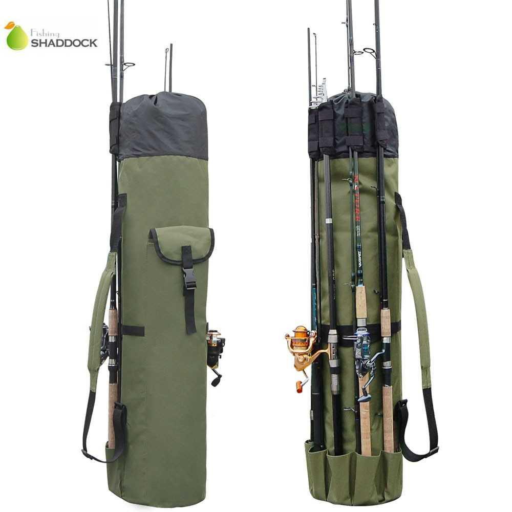 (BISA COD) Shaddock Tas Mancing Large Capacity Handcuffs Shoulder Bag - LLJS667 [Hijau Army]