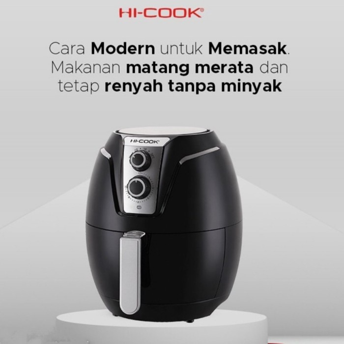 HI-Cook Air Fryer AF-3.2L Deep Fryer Pengorengan Tanpa Minyak 3.2 Lt