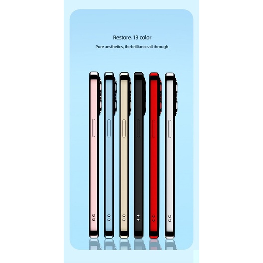 TOTU iPhone 13/13 Mini Camera Case Casing Pelindung Kamera Slim Case