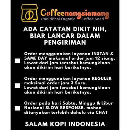 

PROMO KOPI FINE ROBUSTA MAGELANG g PUM - (Biji/Giling)
