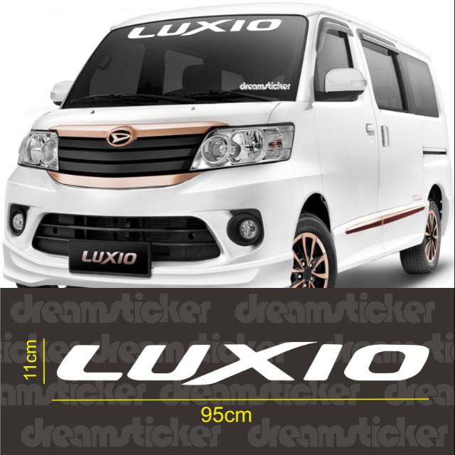 Sticker Stiker Kaca Depan Mobil Daihatsu Luxio Windshield Shopee Indonesia