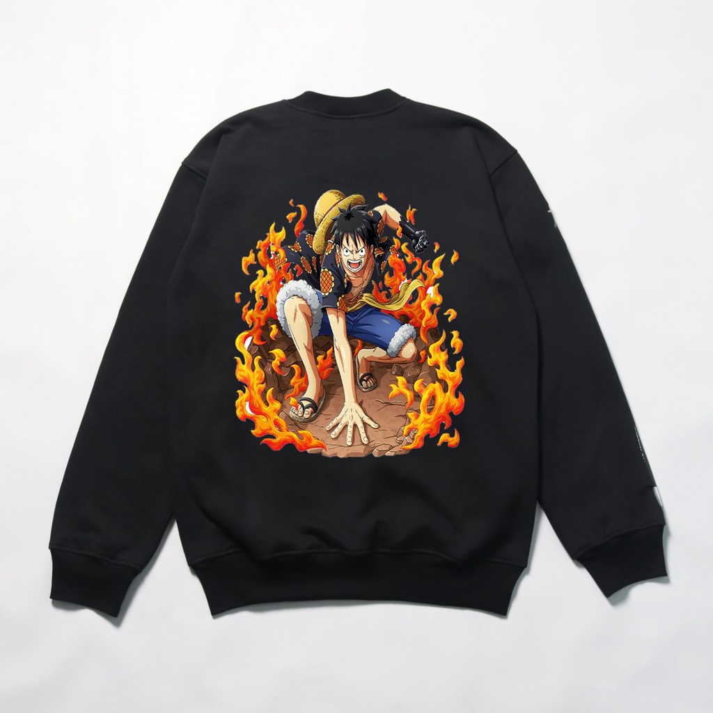 Crewneck animasi one piece unisex  / Sweater animasi one piece / crewneck anime
