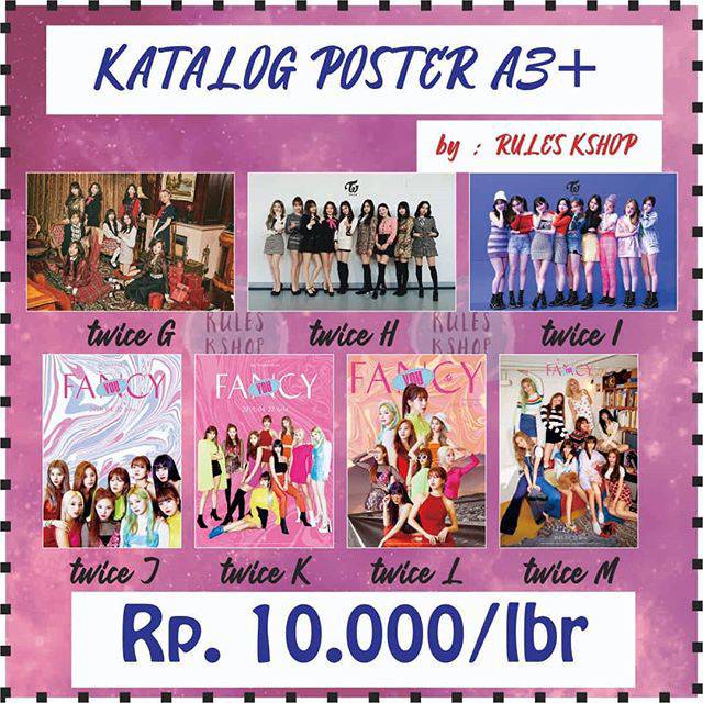 READY STOCK POSTER TWICE
