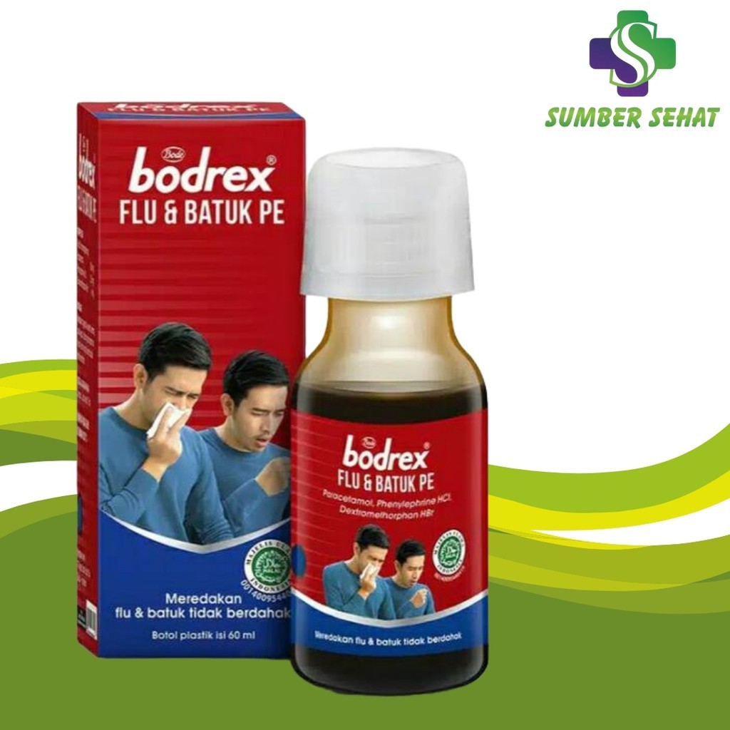 BODREX FLU DAN BATUK TIDAK BERDAHAK PE SIRUP 60 ML