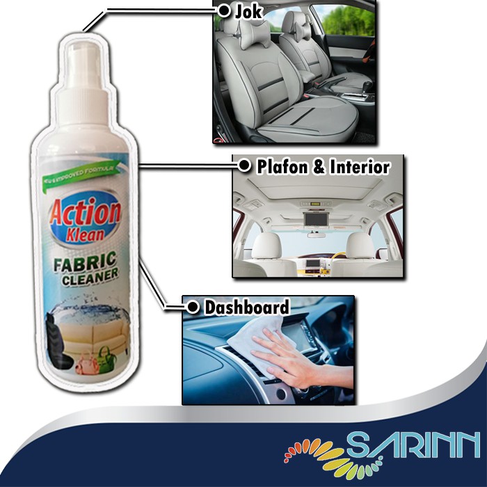 ACTION KLEAN PEMBERSIH INTERIOR MOBIL PEMBERSIH DASHBOARD  PEMBERSIH PLAFON  PEMBERSIH JOK MOBIL  O3