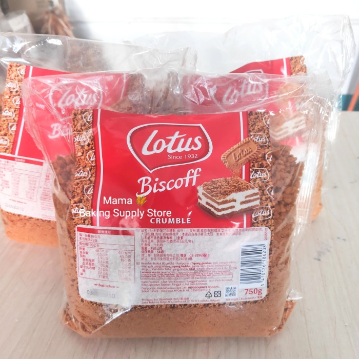 

biscoff lotus biscuit caramel cookie crumble biscoff asli 750 gr tokomaju1625
