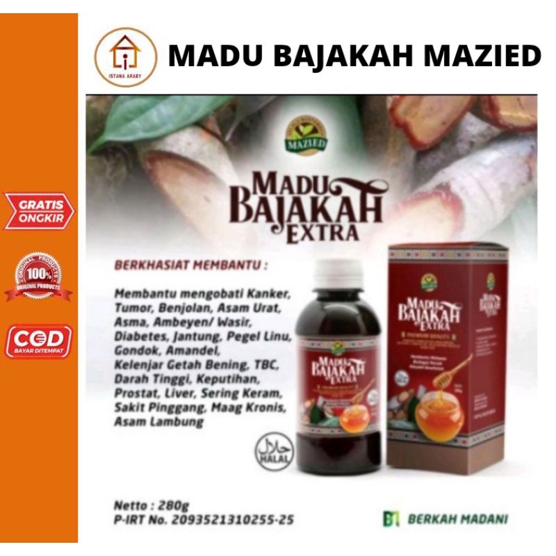 

MADU BAJAKAH EXTRA MAZIED/MEMBANTU MENGOBATI BERBAGAI MACAM OENYAKIT/INSYAALLAH/MADU KESEHATAN/TERLARIS
