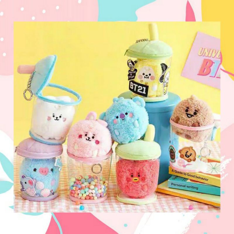 [Ready Stock] BT21 Bubble Milk Tea Unoff