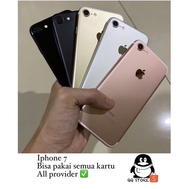 Iphone 7 256gb 128gb 32gb Bekas Original 100 Normal Mulus Fullset Shopee Indonesia