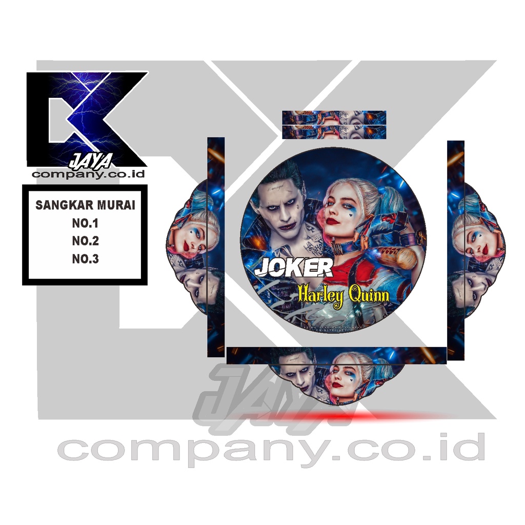 Sticker Decal Sangkar Murai Sangkar Bulat