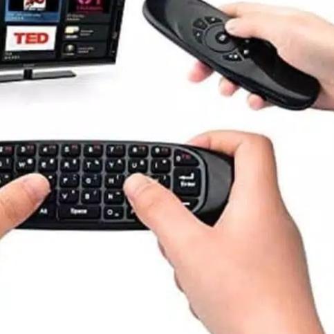 ❋ Mini Keyboard wireless C120 2.4G Air mouse Wireless C120 Berkualitas ○
