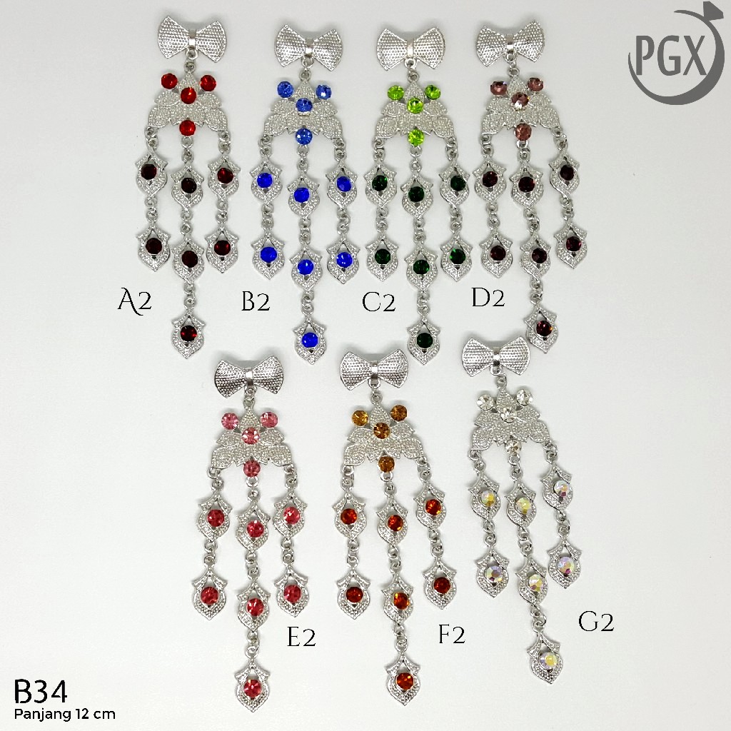 PGX Bross Hijab Bros Dagu Juntai Panjang Aksesoris Jilbab - B034