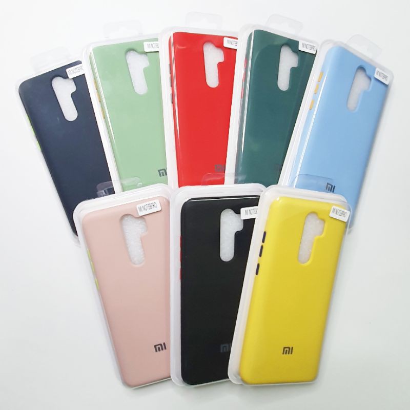 Redmi Note 8 Pro Macaron Tone Case / Silicone Macaron Colour Side button