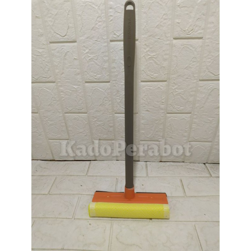 Wiper Pembersih Kaca / Meja 346S Nagata (Karet &amp; Busa Sponge) - wiper